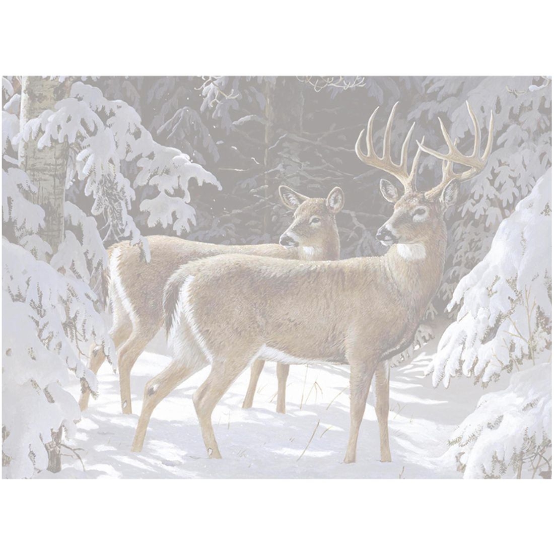 Weihnachtskarte - Winter Forest