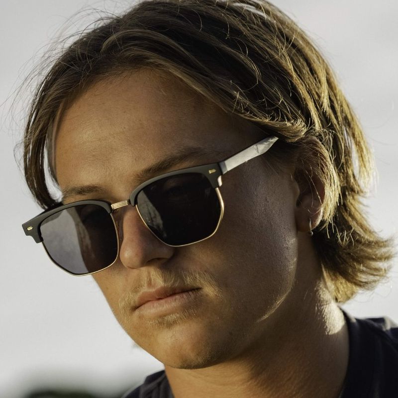 Verspiegelte Clubmaster Sonnenbrille - Dave