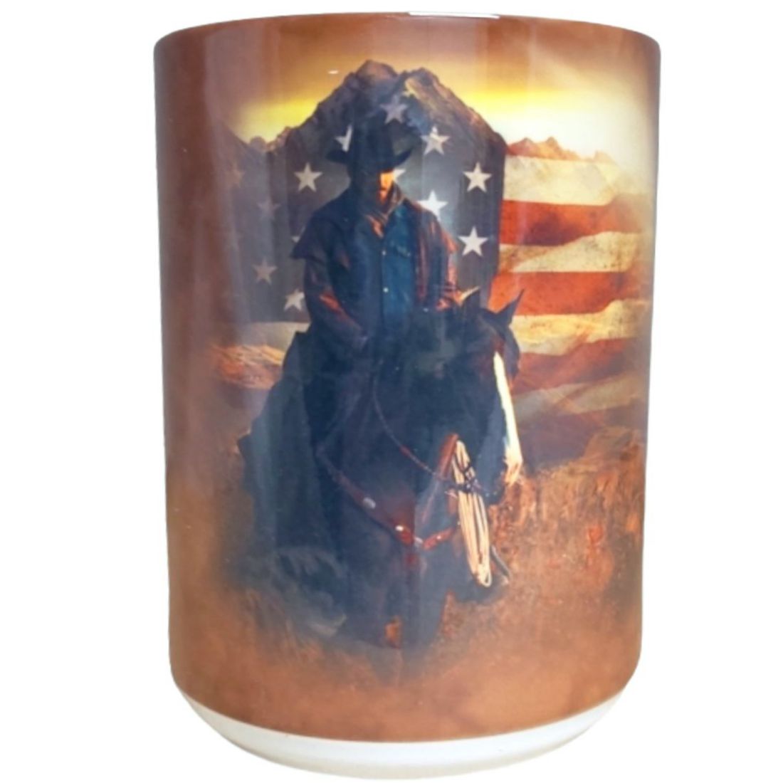 XXL-Tasse von The Mountain - Patriotic Cowboy