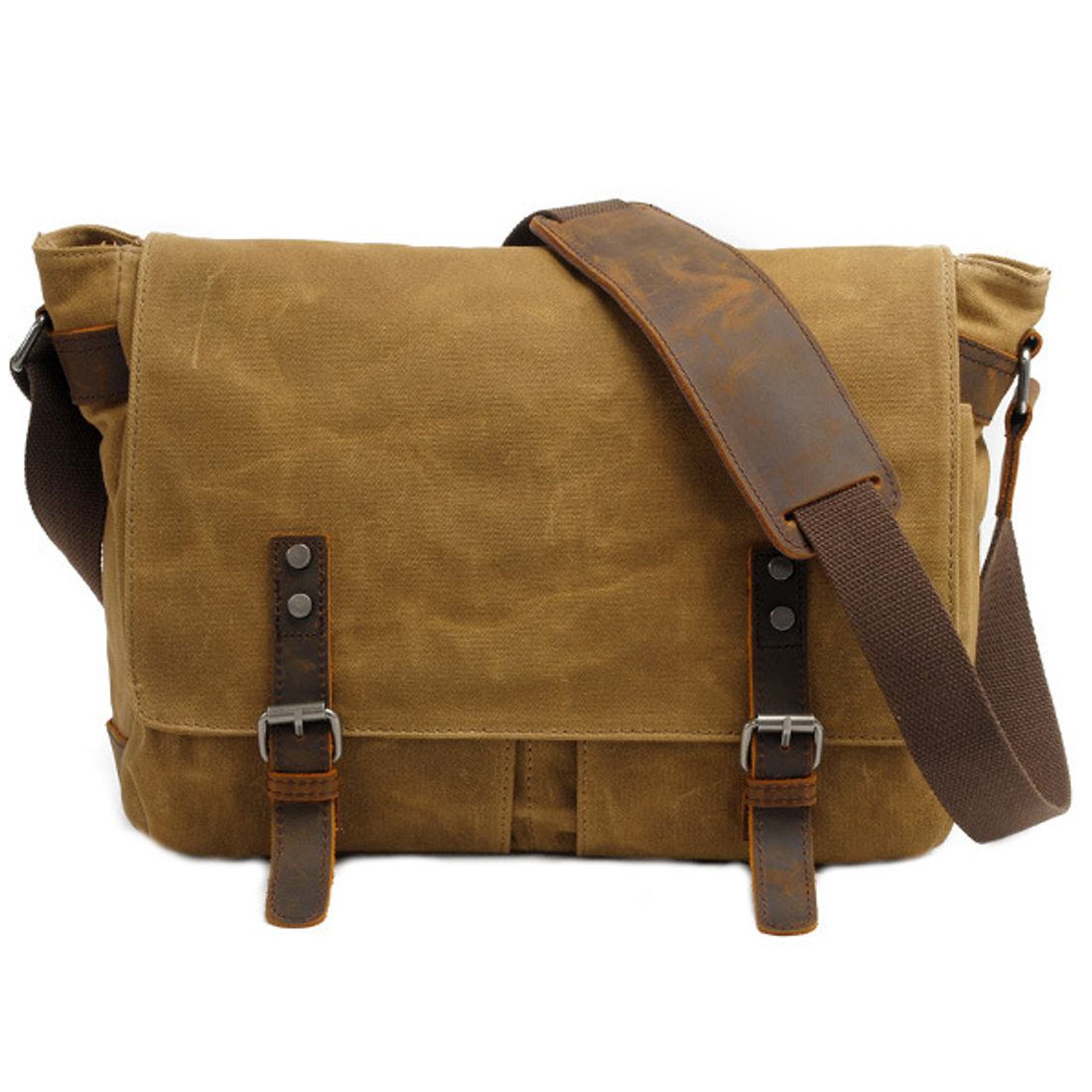 Messenger Bag Tasche von Scippis - Japoon, Khaki