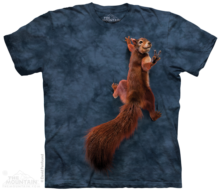 The Mountain T-Shirt - Peace Squirrel