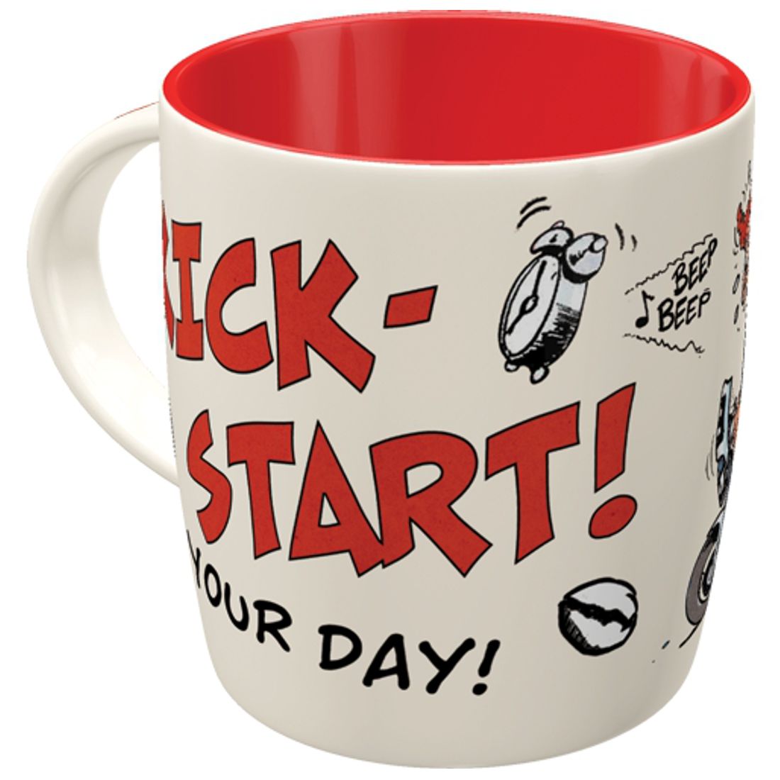 Tasse - Biker - Kick-Start Your Day!