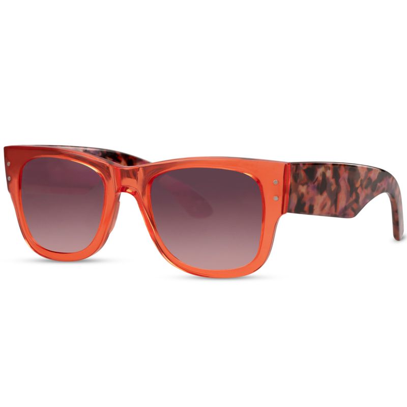 Orange Wayfarer Sonnenbrille