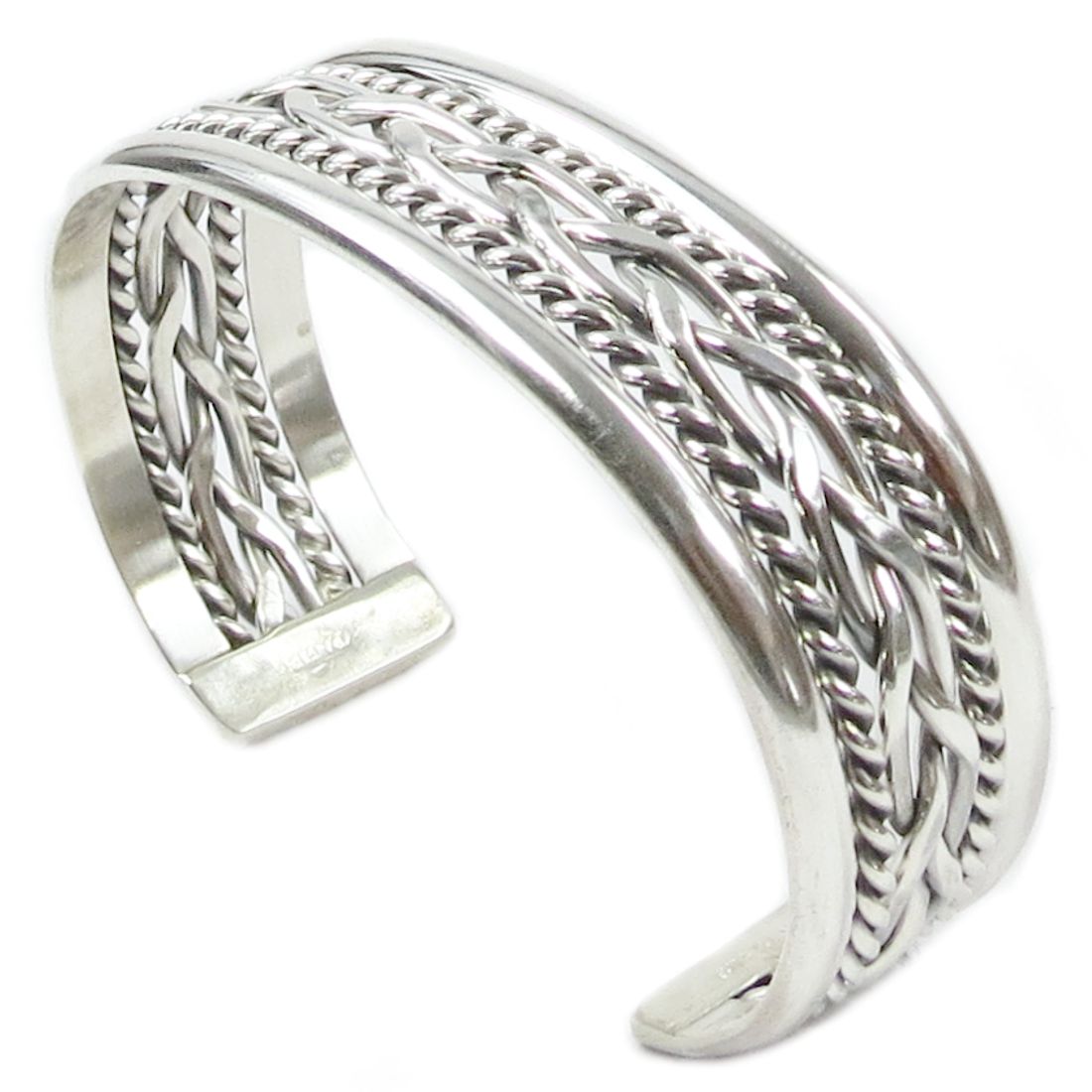 Silber-Armspange für Damen & Herren - Vera & Franklin Tahe