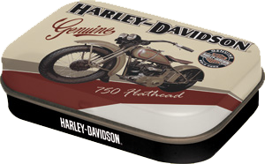Döschen / Pillendose - Harley Davidson Flathead