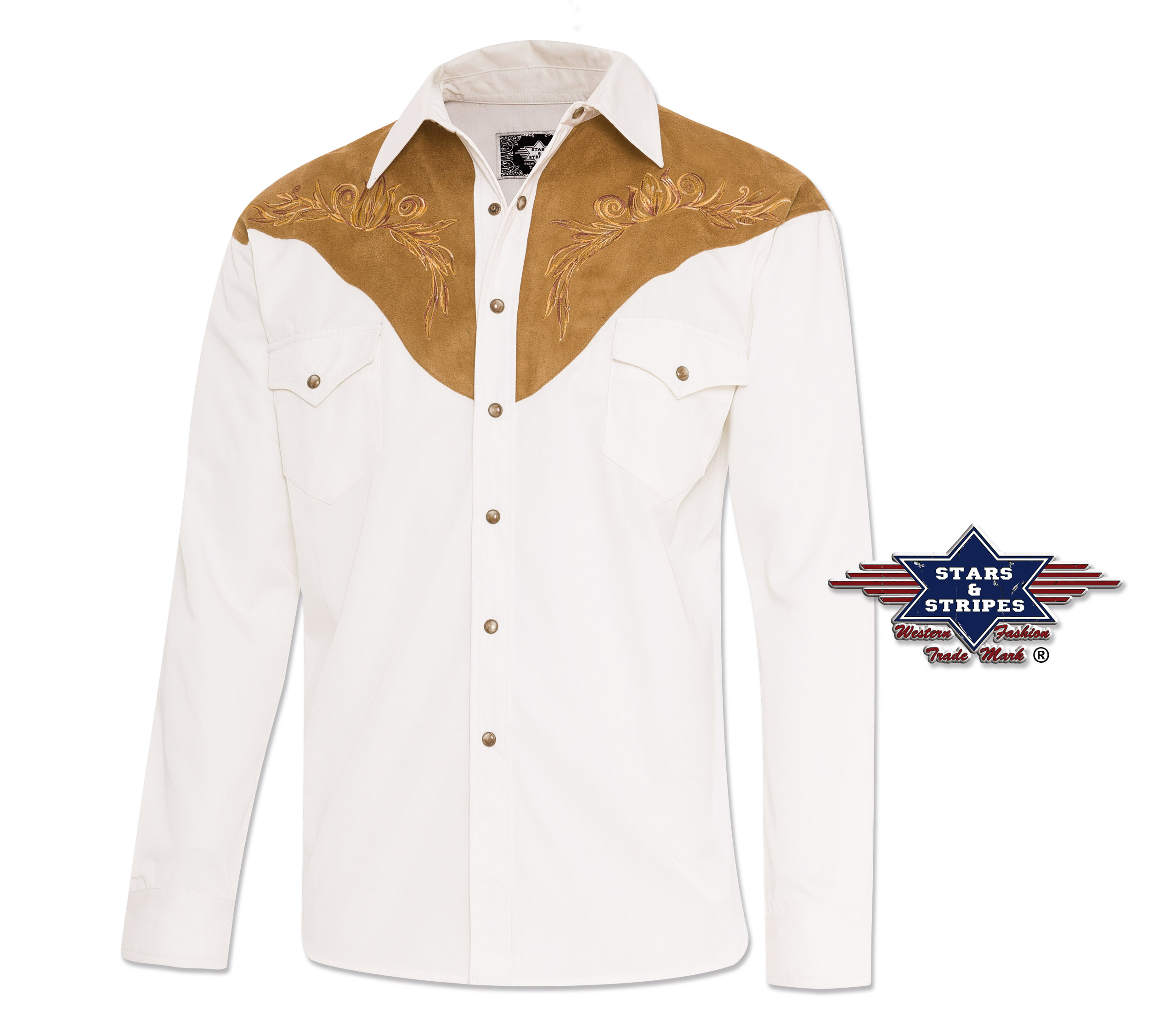 Reduziert - Westernhemd von Stars & Stripes - Boston, Größe XL