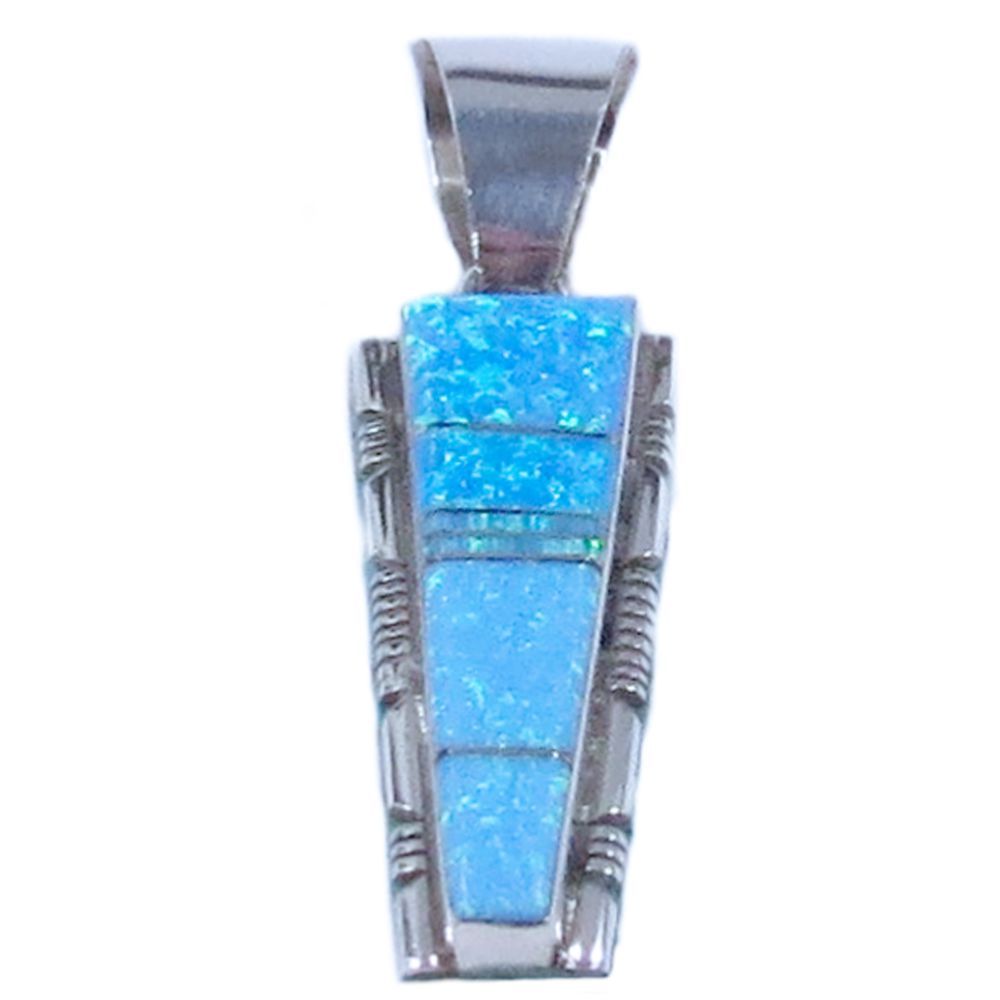 Doppelseitiger Indianerschmuck Kettenanhänger -  Symphony Of Turquoise & Opal