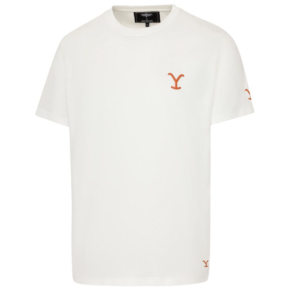 Western Unisex T-Shirt - Yellowstone Collection - Dutton Ranch Brand, Weiß