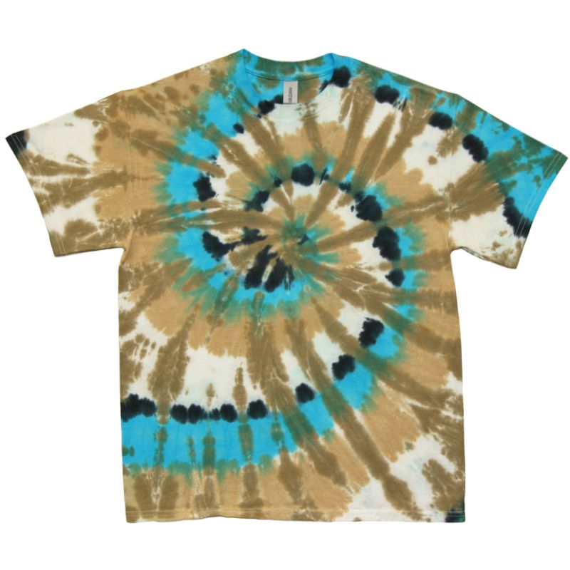 Batik T-Shirt - Southwest Turquoise Swirl