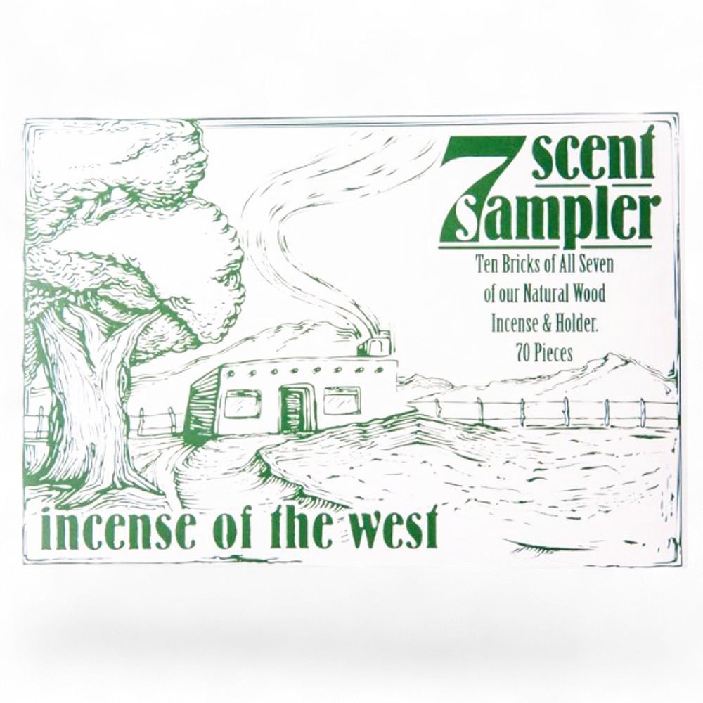 Holzfeuer-Aroma Räucherkegel  für Western- & Indianer-Fans - Santa Fé Campfire - XXL-Komplettset, 70 Stück