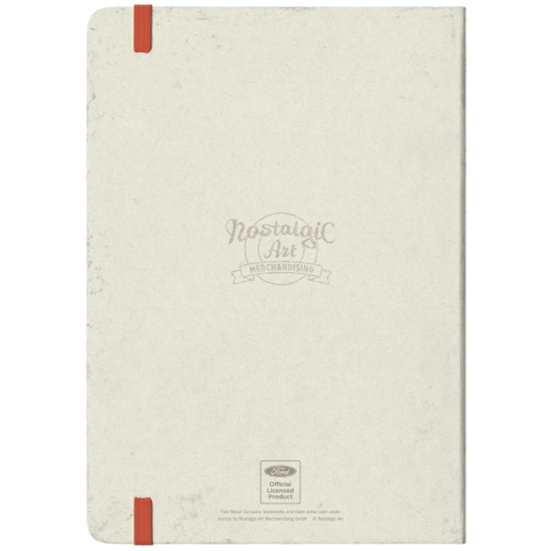 Retro-Notizbuch / Bullet Journal - Ford Mustang - Horse & Stripes Logo