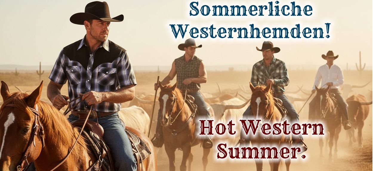 Sommerliche Westernhemden für Herren jetzt entdecken!