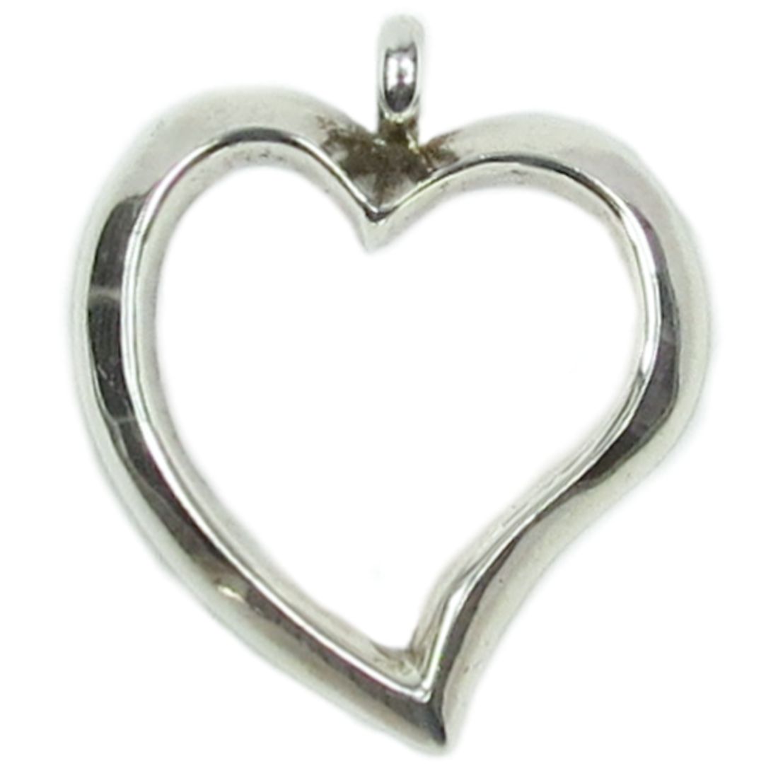 Indianerschmuck Kettenanhänger aus Sterling Silber - Silver Navajo Heart