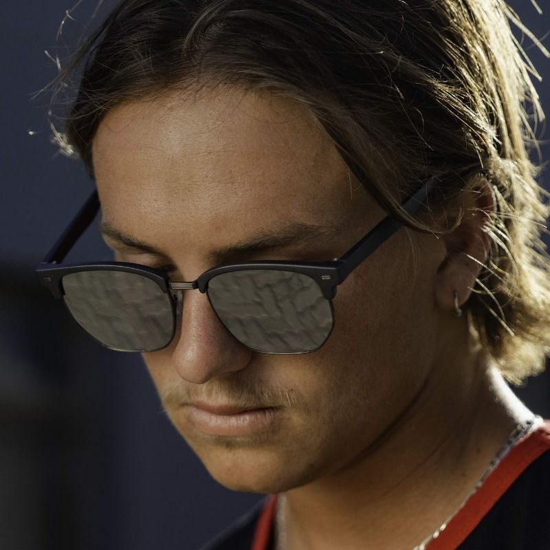 Verspiegelte Clubmaster Sonnenbrille - Dave