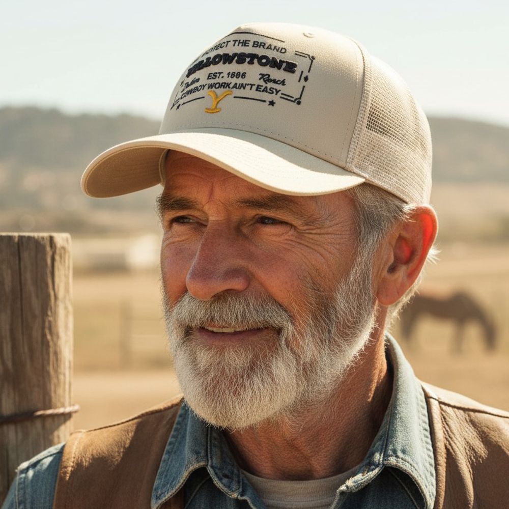 Western Mesh Basecap - Yellowstone Collection - Protect The Brand