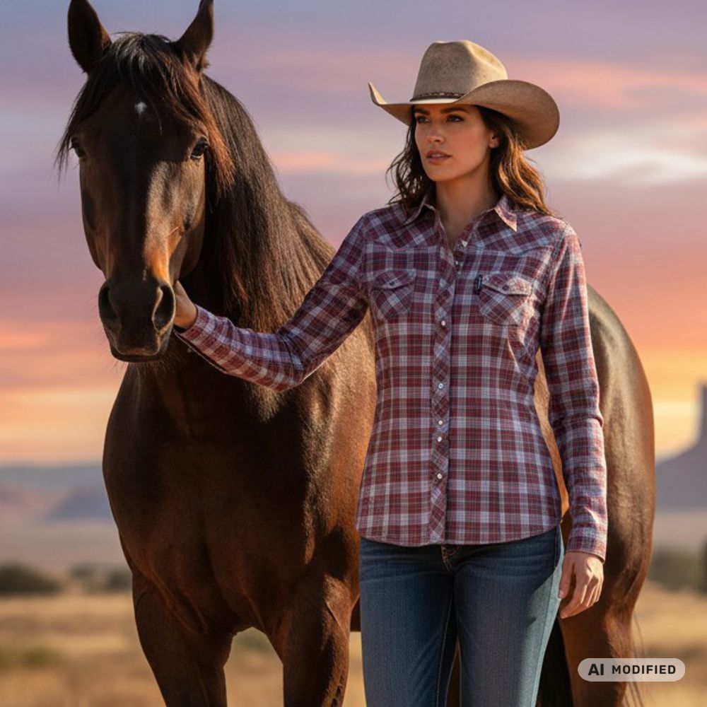 Westernbluse - Darleen