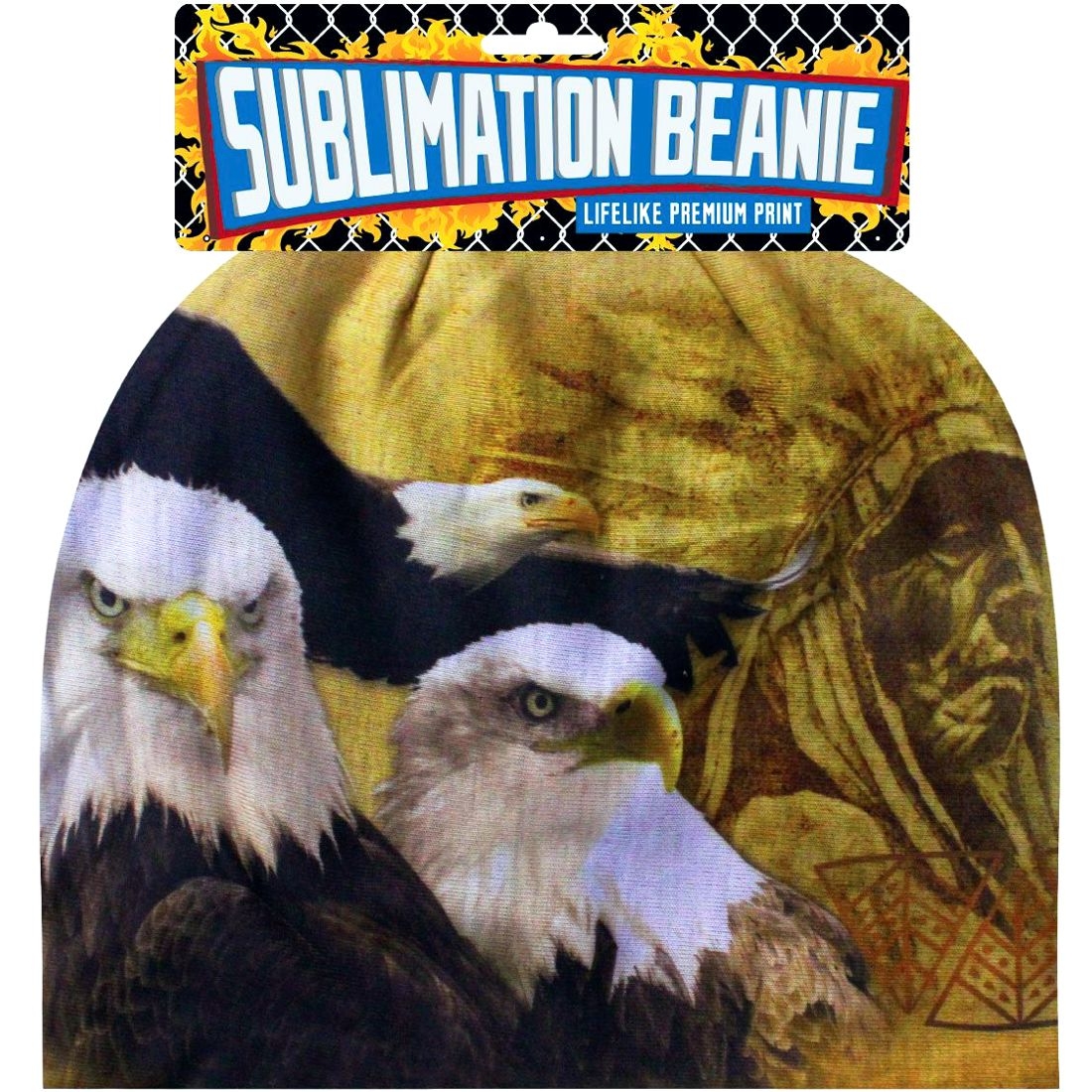 Beanie / Mütze - Three Native Eagles