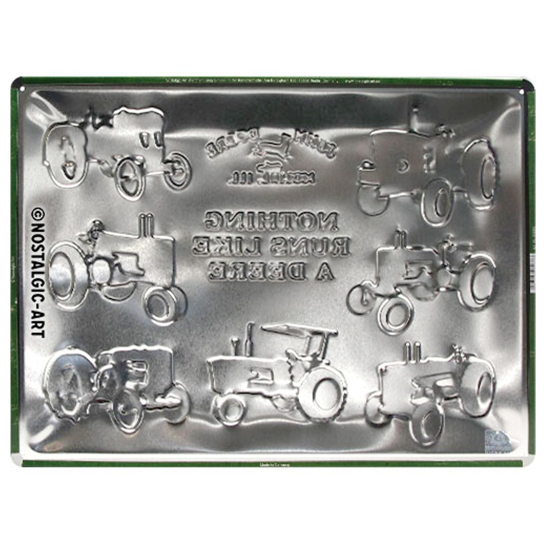 Blechschild - John Deere - Model Chart
