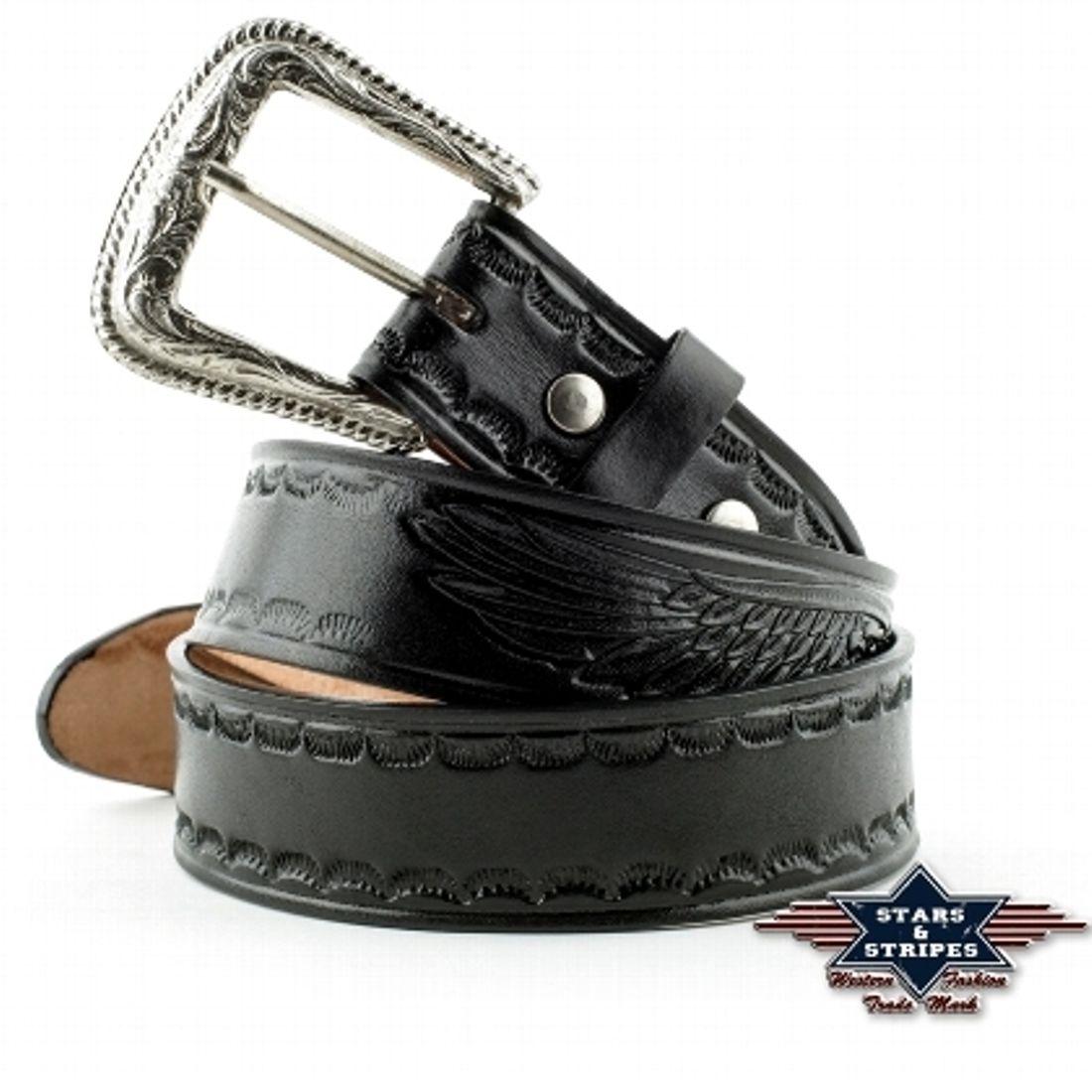 Reduziert - Ledergürtel - Western Belt, Länge 36 inch (91 cm)