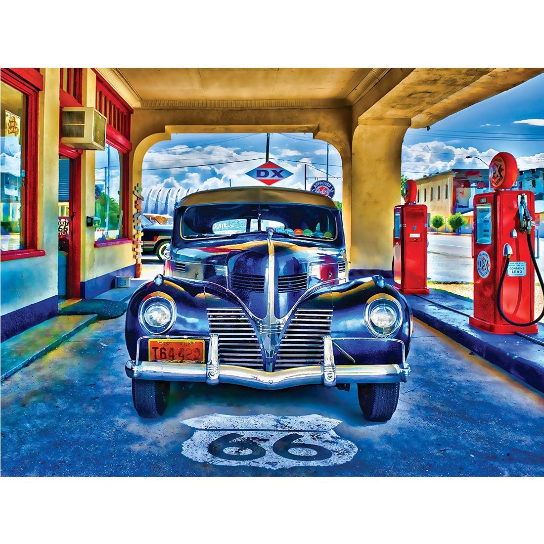 Route 66 Puzzle - Kicks On Route 66, 750 Teile