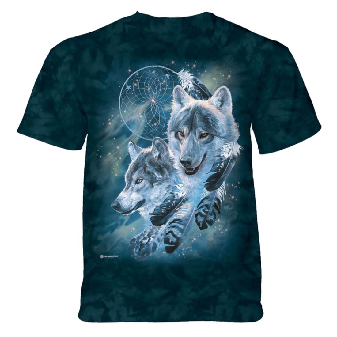 The Mountain T-Shirt - Dreamcatcher Wolf