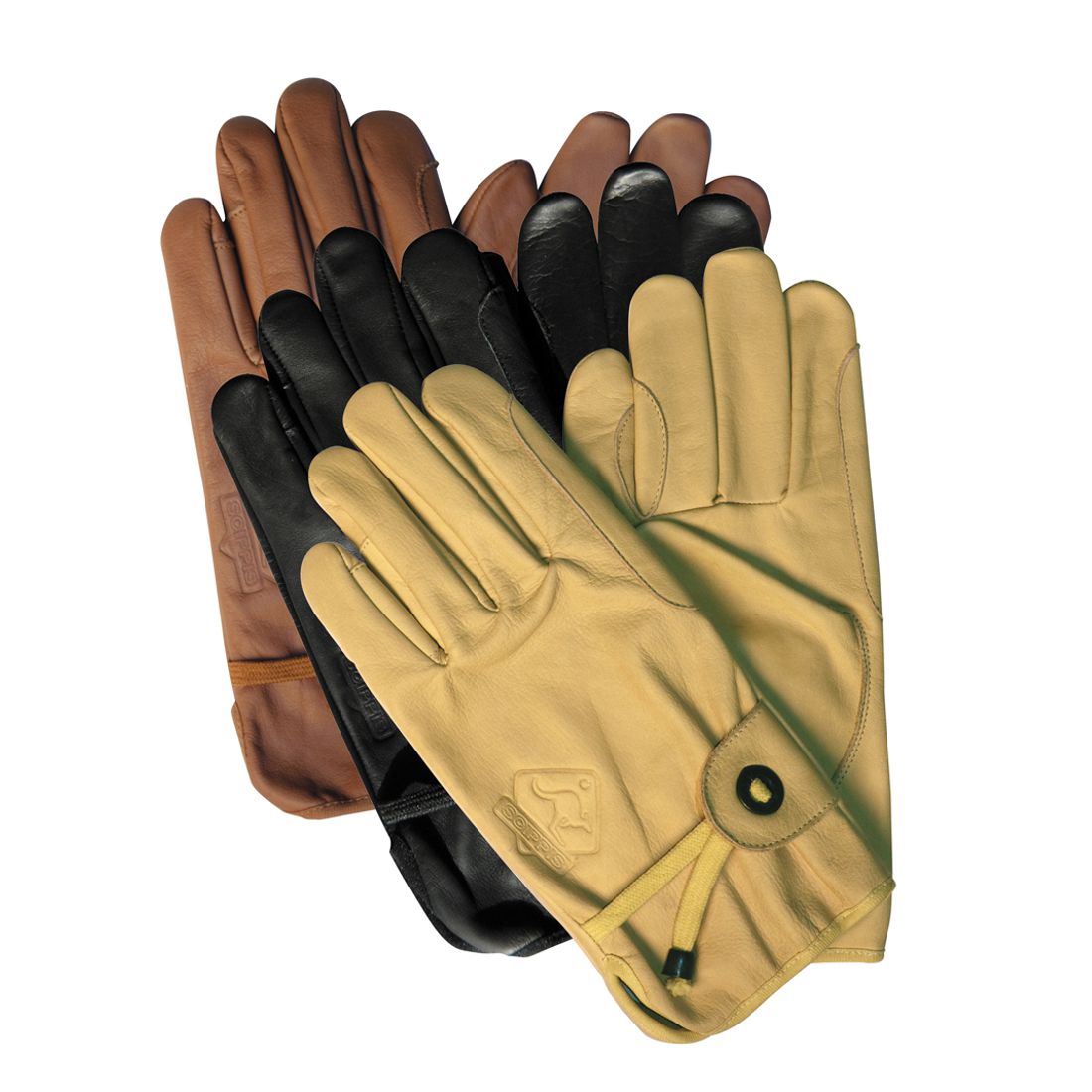 Lederhandschuhe - Scippis Adventure, Schwarz