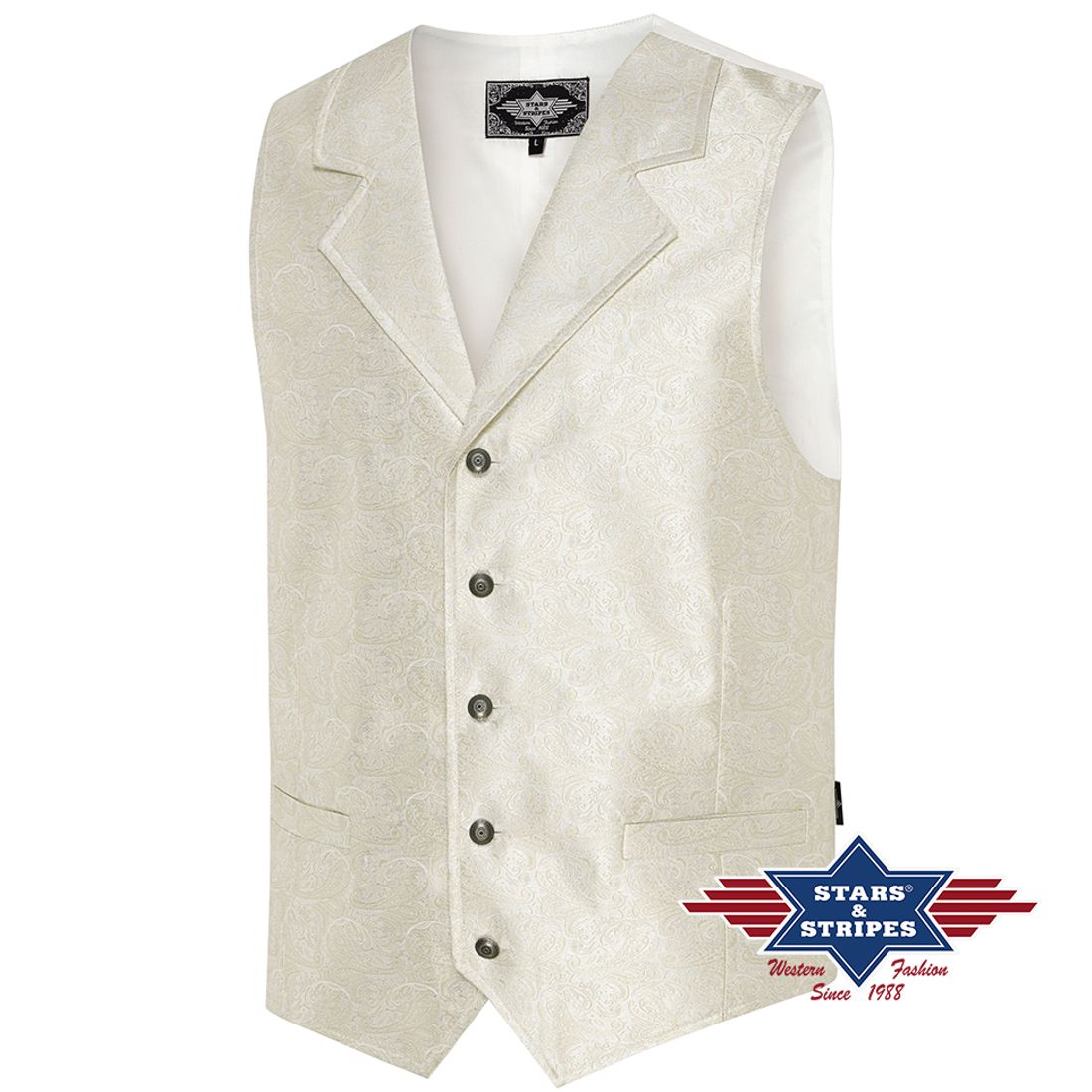 Reduziert - Weste von Stars & Stripes - Straight Flush, Old Style, Größe M