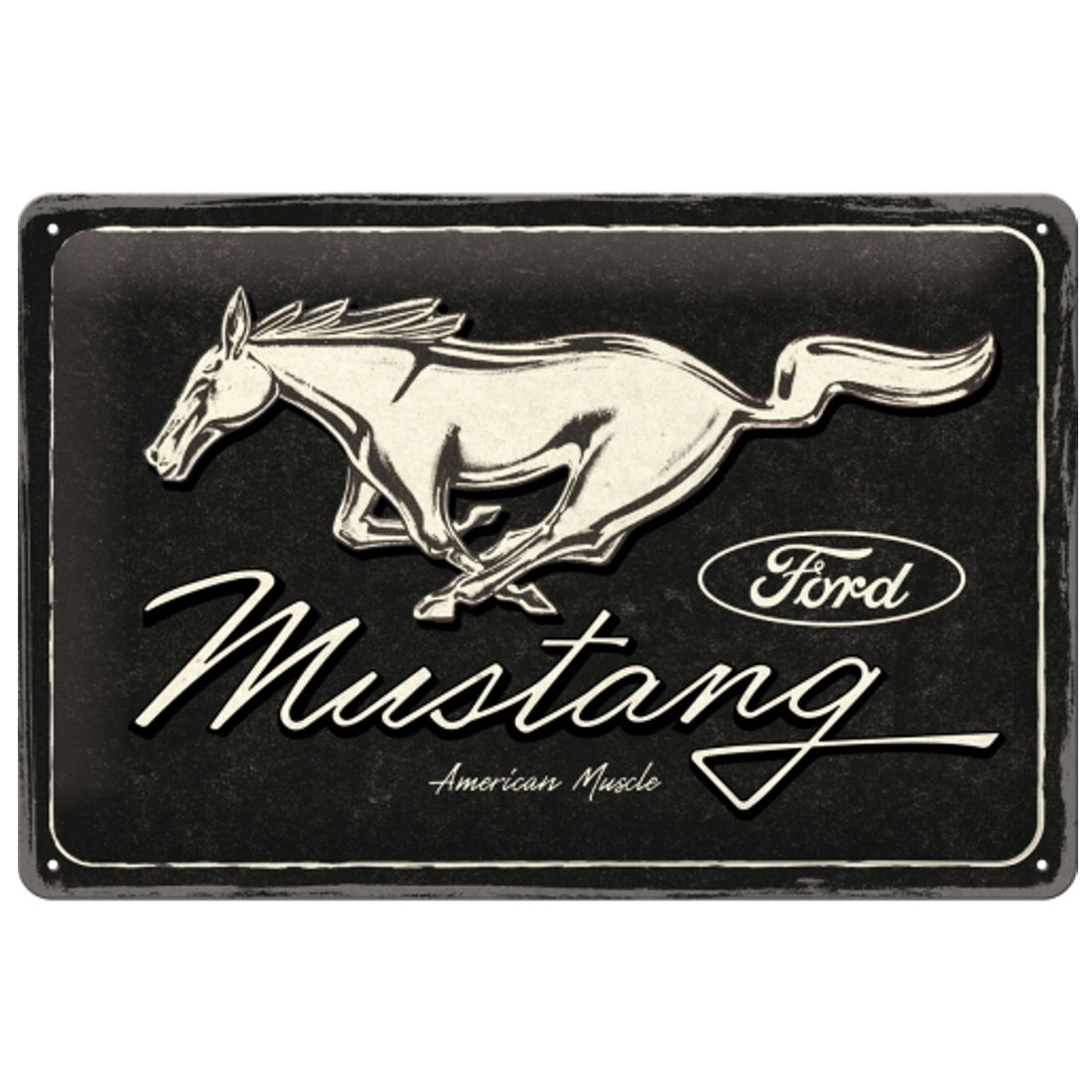 Blechschild - Ford - Mustang