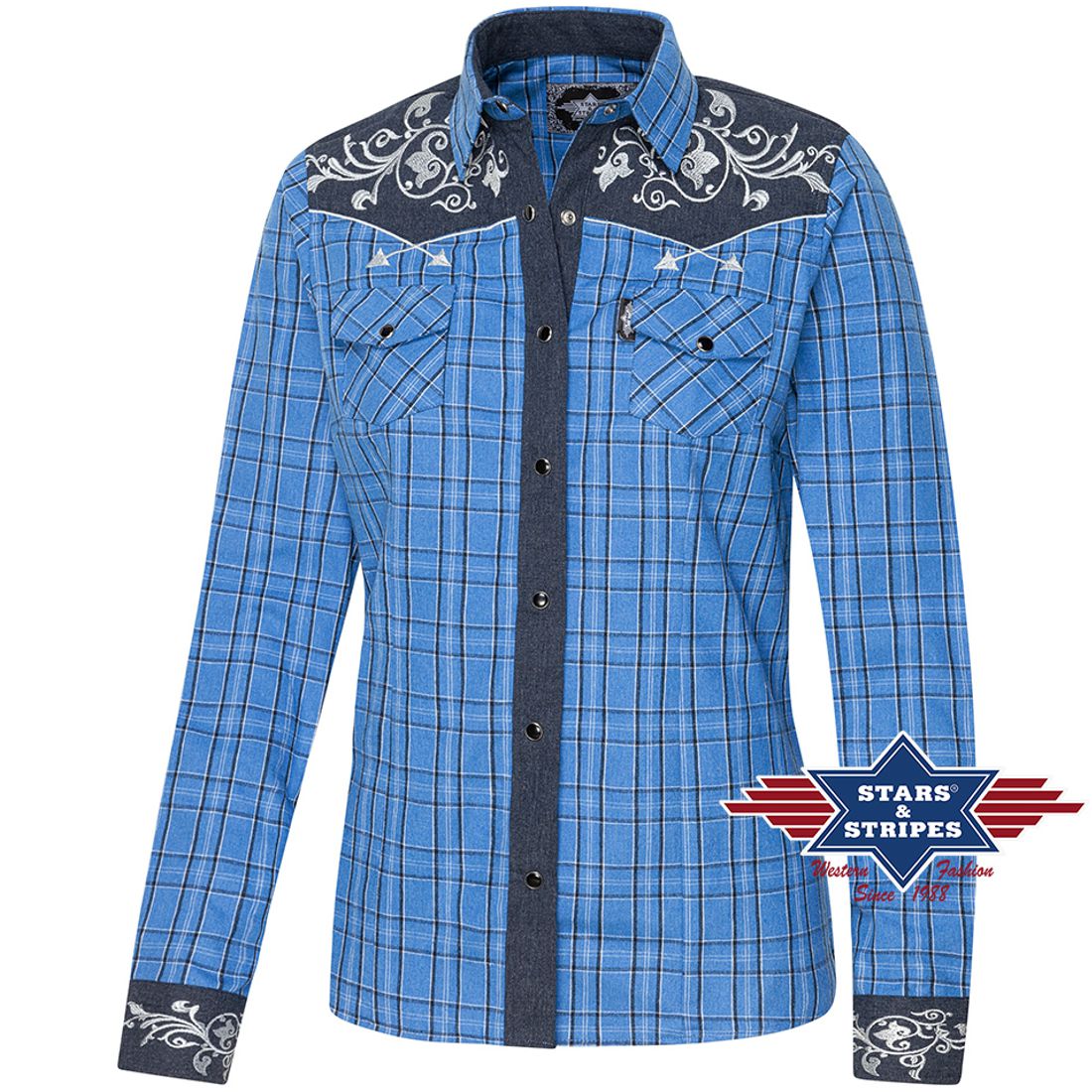 Reduziert - Westernbluse - Laura, Größe S