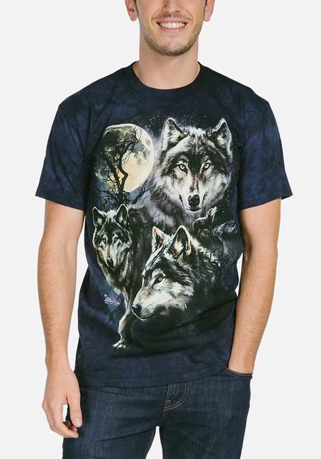 The Mountain T-Shirt - Moon Wolves Collage