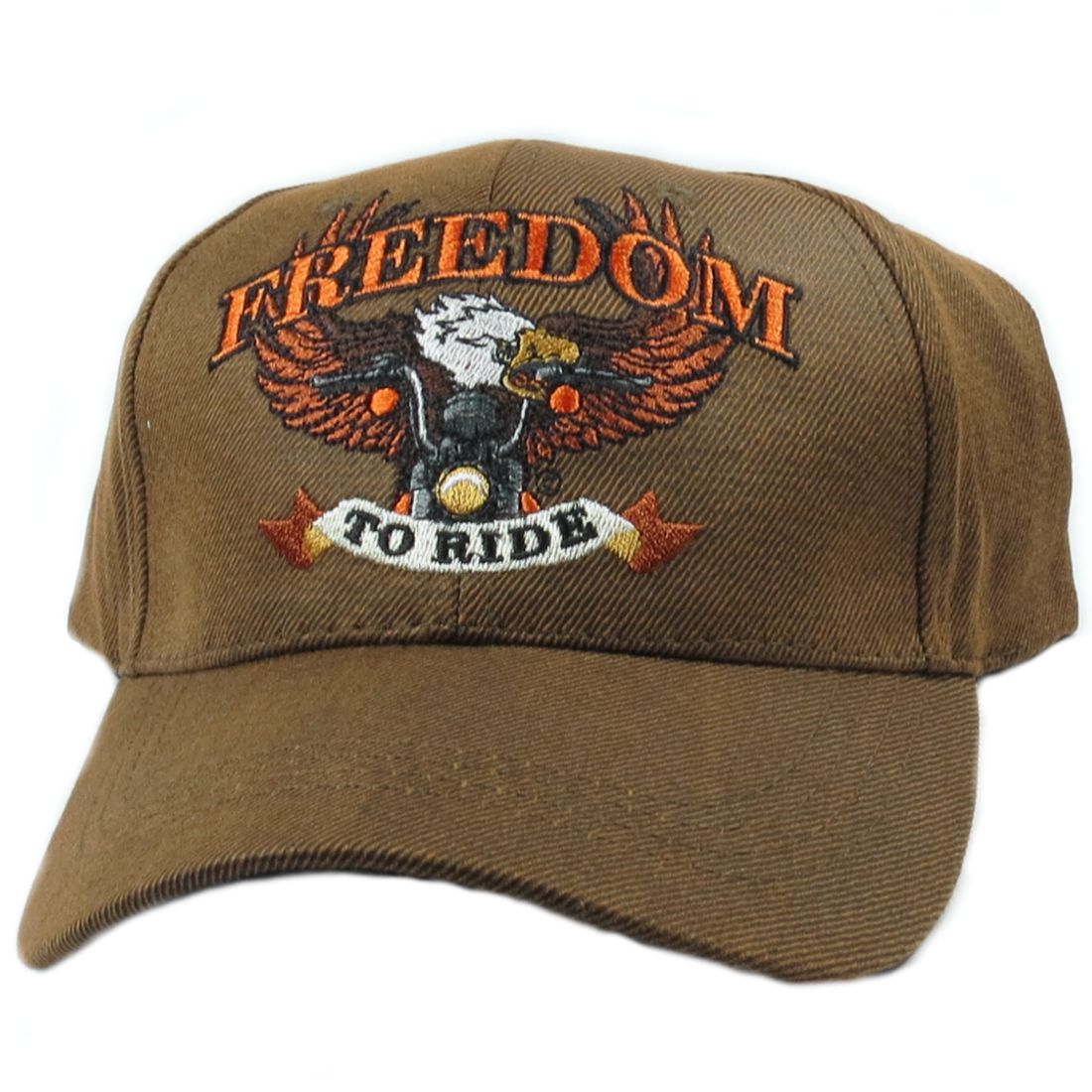 Biker Oilskin Basecap - Freedom To Ride