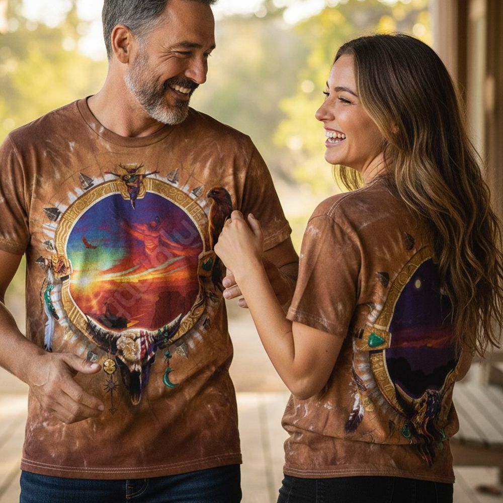 Liquid Blue T-Shirt - Canyon Sunset