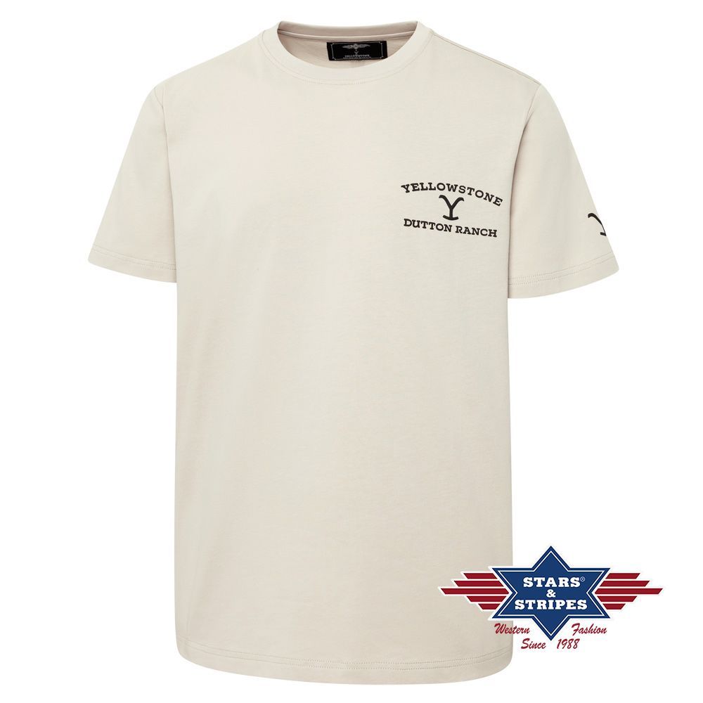 Western Unisex T-Shirt - Yellowstone Collection - So Wild, So Angry, Beige