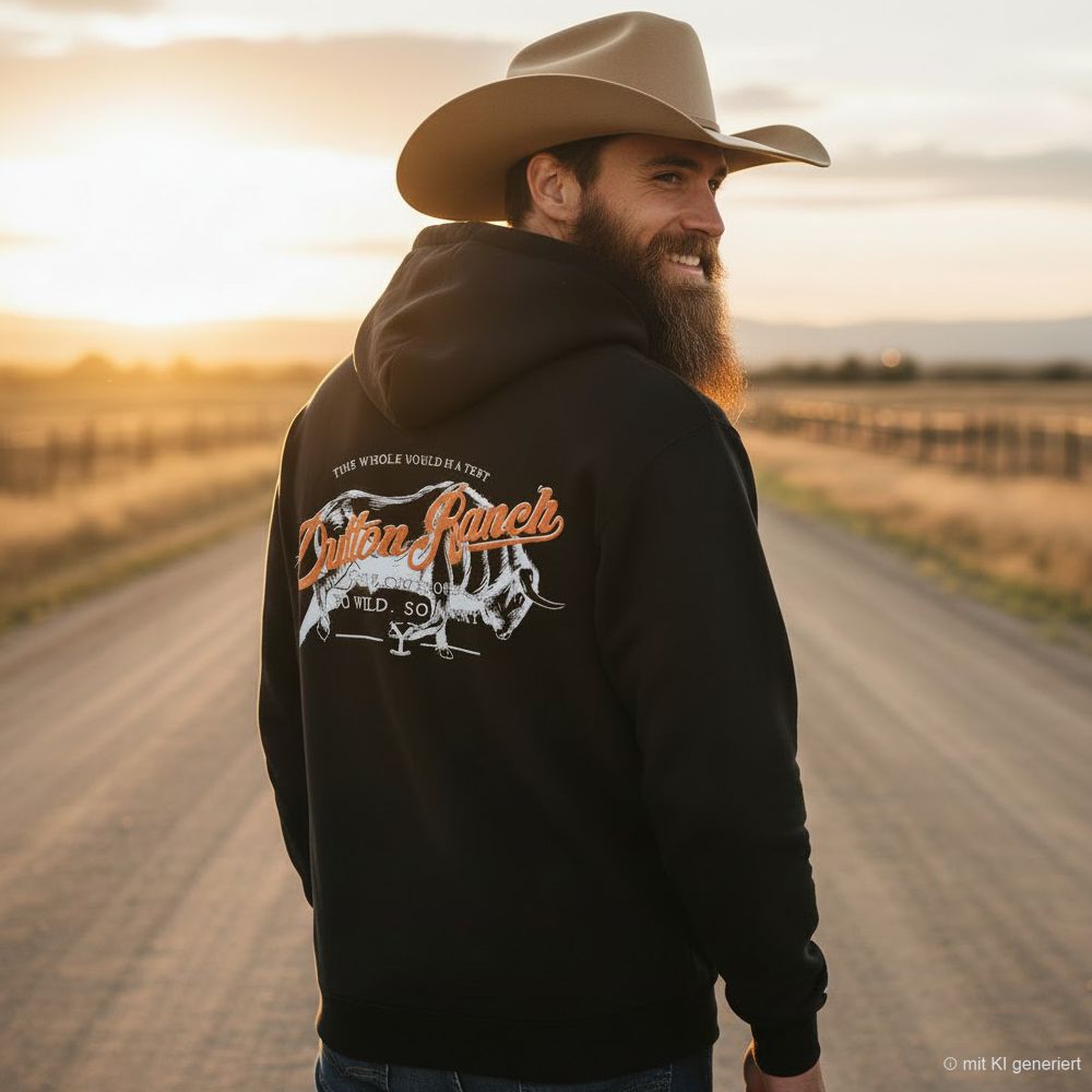 Western Unisex Hoodie - Yellowstone Collection - So Wild, So Angry