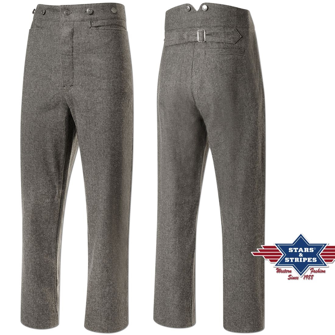 Reduziert - Western Hose von Stars & Stripes - Fargo, Old Style, Bundweite 36 inch / 91,50 cm