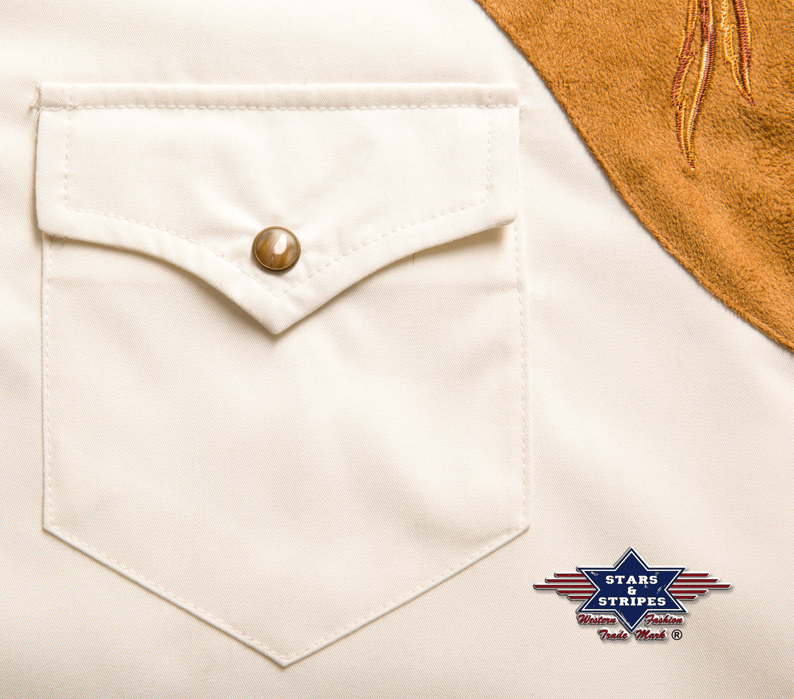 Reduziert - Westernhemd von Stars & Stripes - Boston, Größe XL