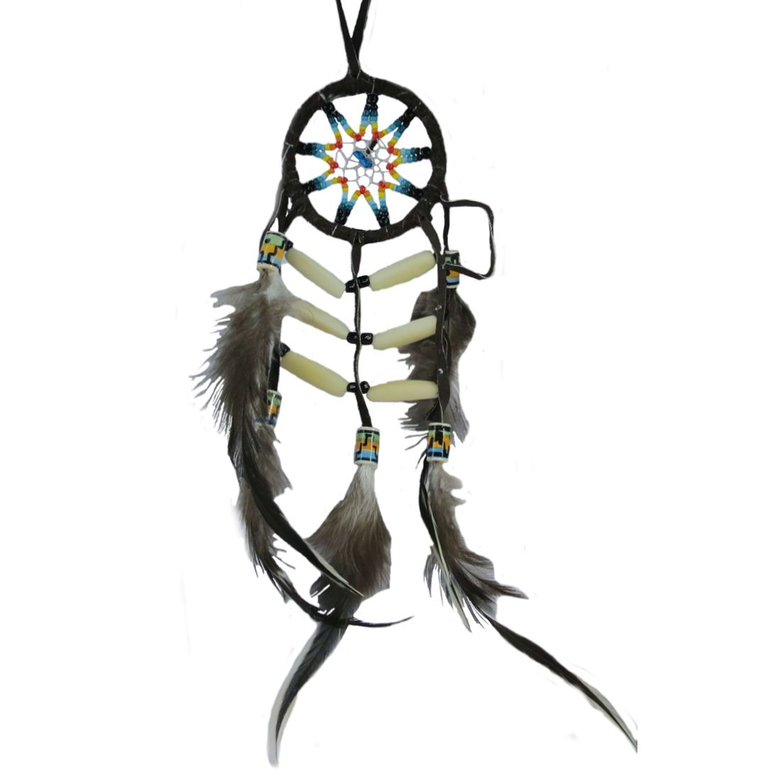 Traumfänger / Suncatcher - Navajo Warrior, Schwarz
