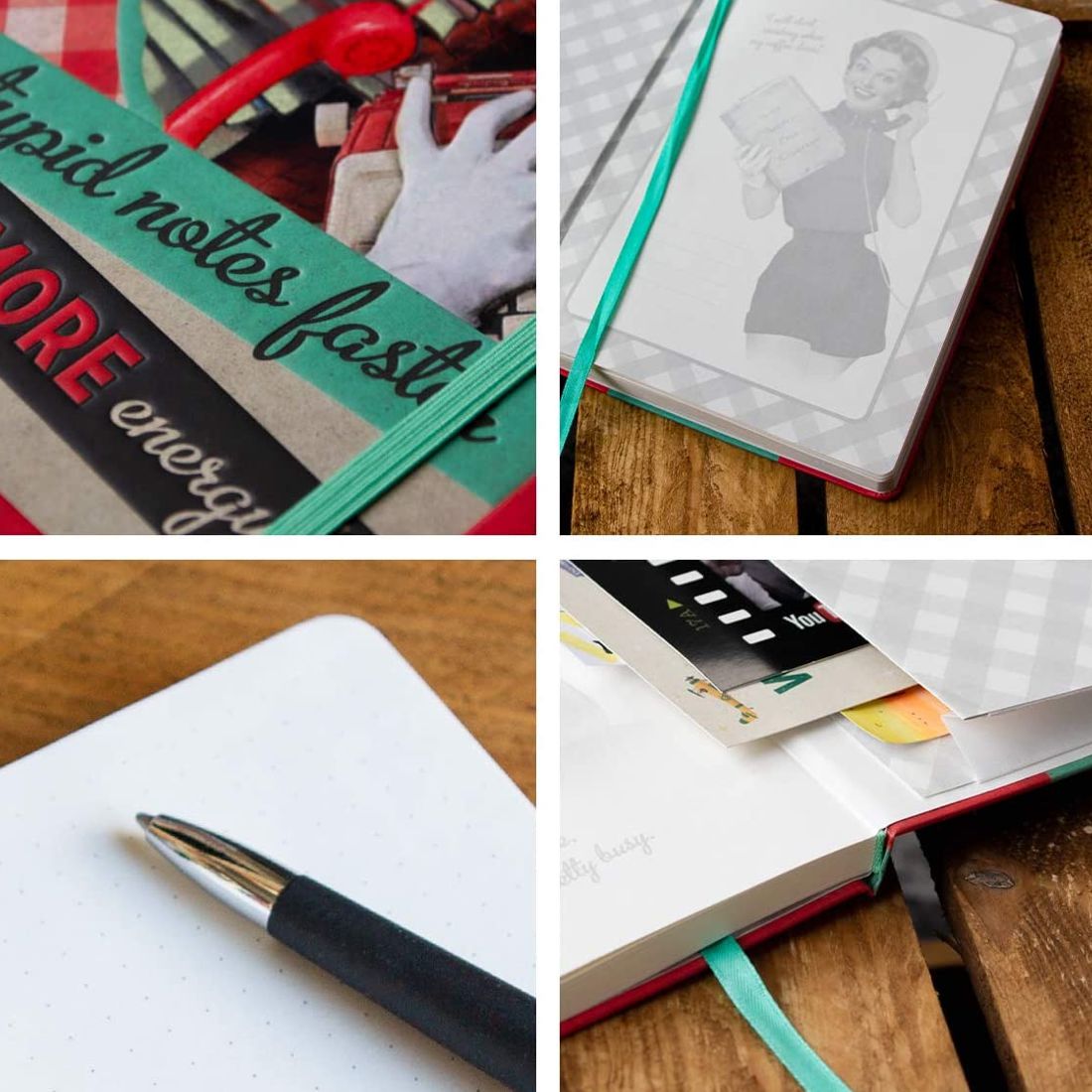 Retro-Notizbuch / Bullet Journal - Hot Fifties - Have A Coffee