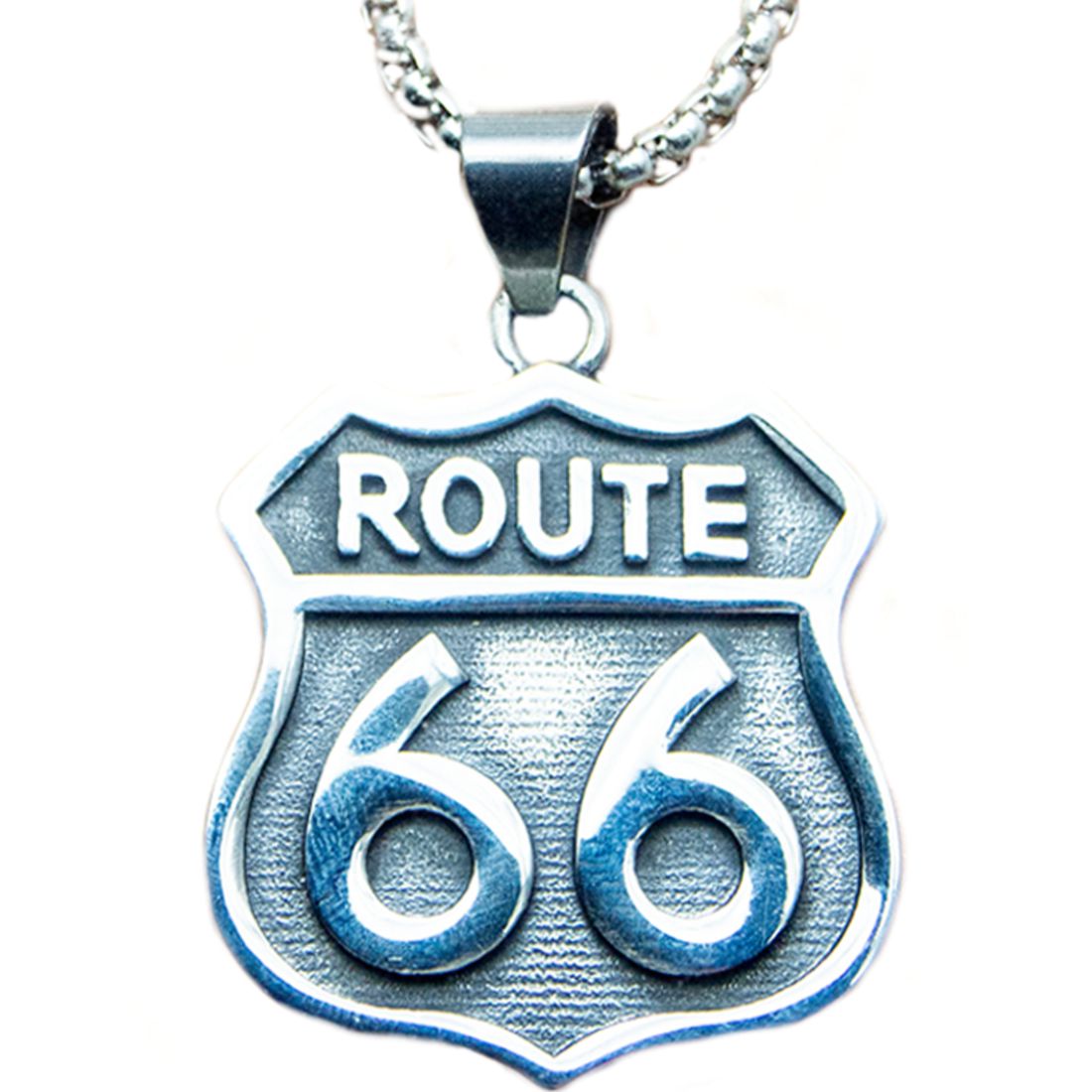 Edelstahl-Kette - Stainless Highway Route 66