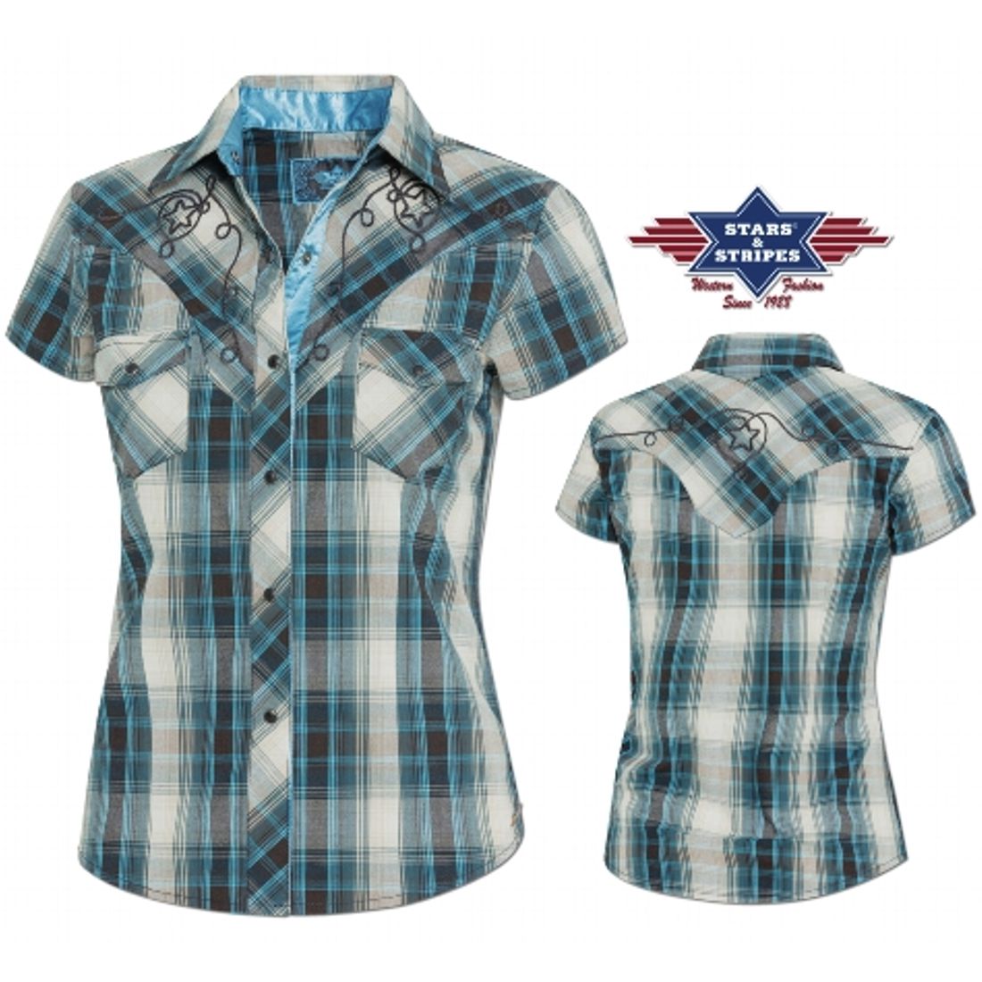 Westernbluse von Stars & Stripes - Josie