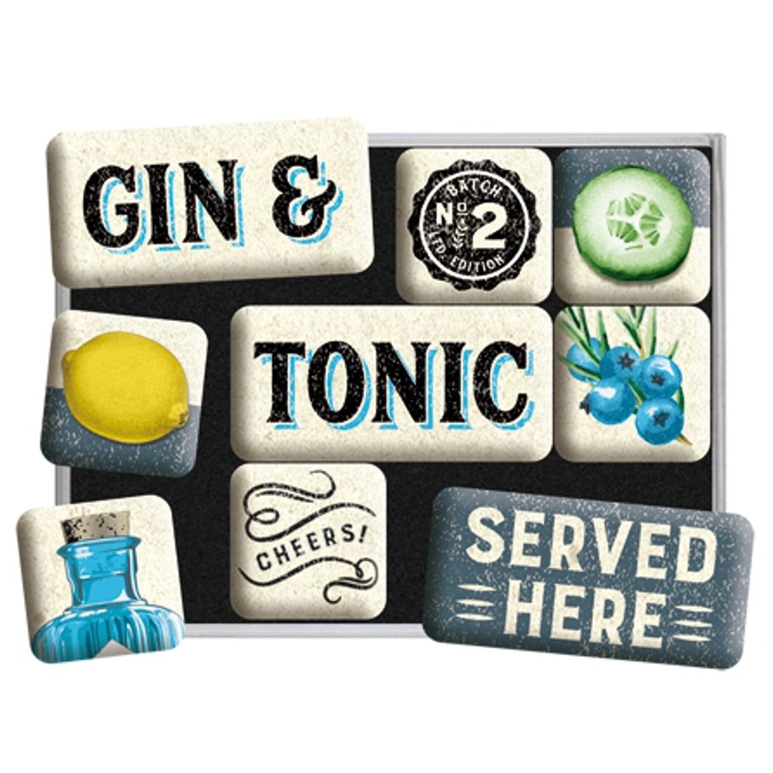 Magnet-Sparset - Hot Fifties - Gin & Tonic Served Here