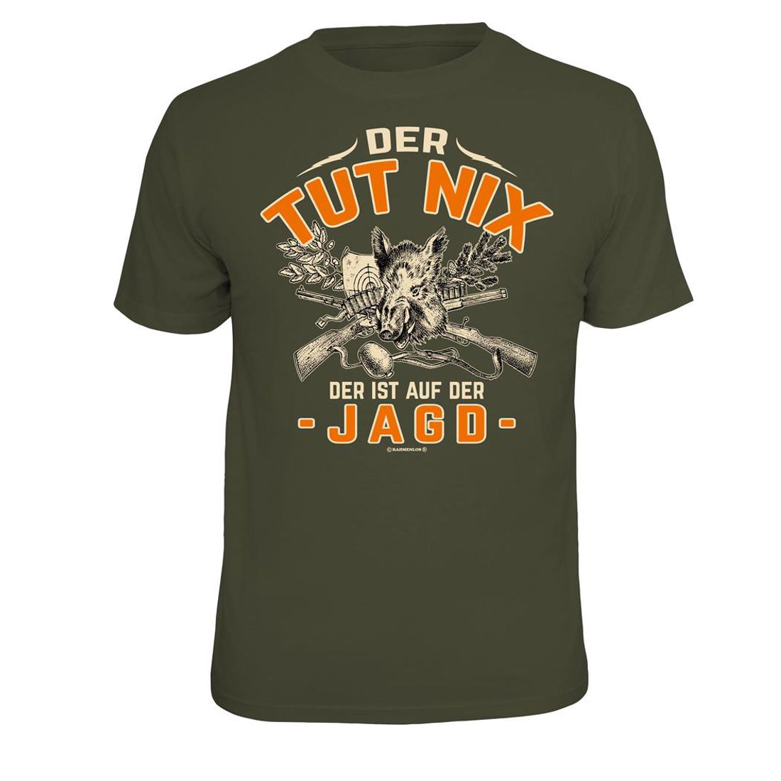 Reduziert T-Shirt - Der TUT nix - Der ist auf der Jagd, Größe L
