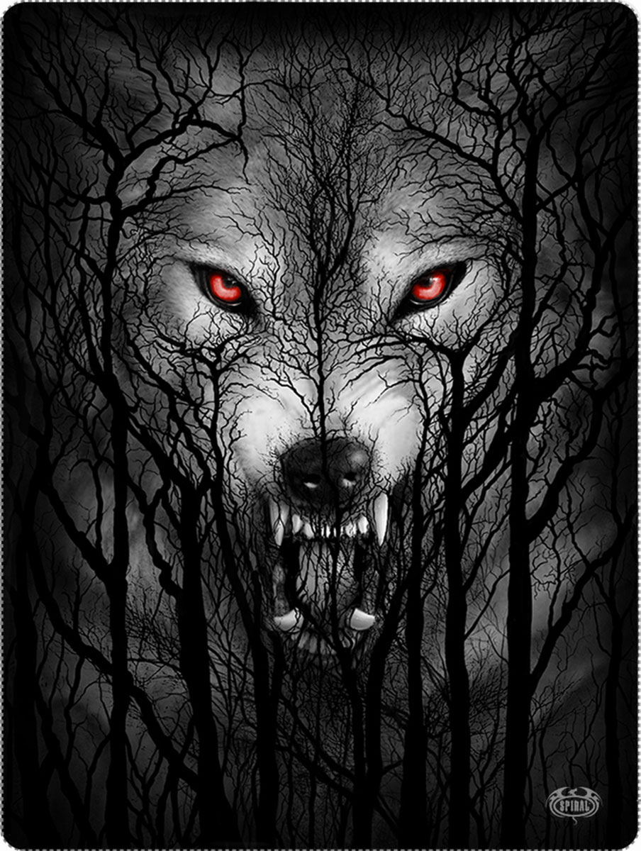 Fleecedecke von Spiral - Forest Wolf, 150 x 200 cm
