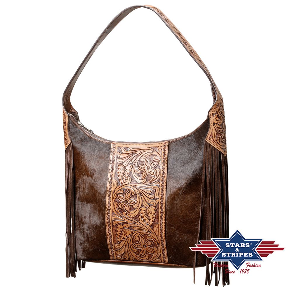 Western Umhängetasche aus Leder - Sacramento