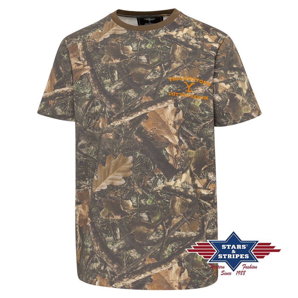 Western Unisex T-Shirt - Yellowstone Collection - Ride For The Brand, Camo