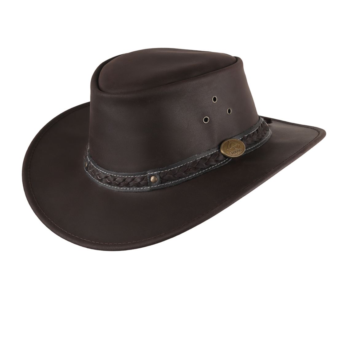 Reduziert - Scippis Westernhut aus Leder - Wilsons, Braun, Größe S (55 - 56 cm)