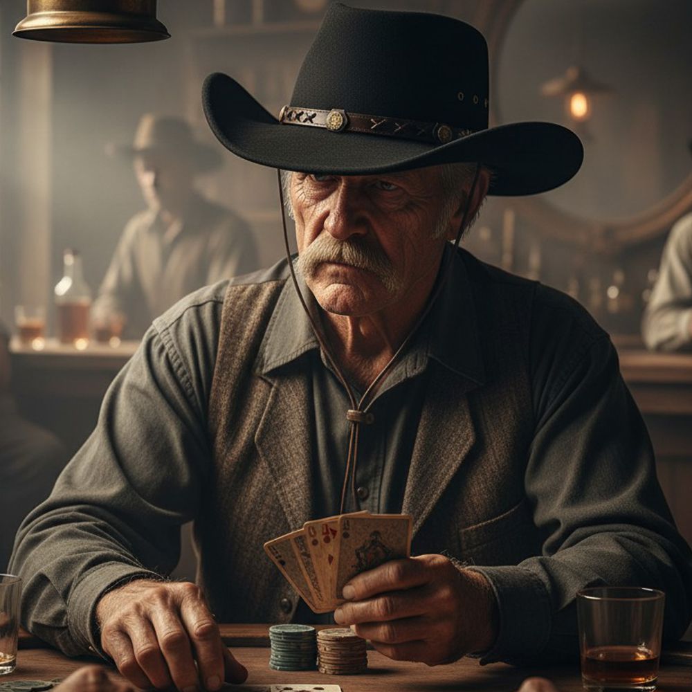 Westernhut von Stars & Stripes - Gambler, Old Style