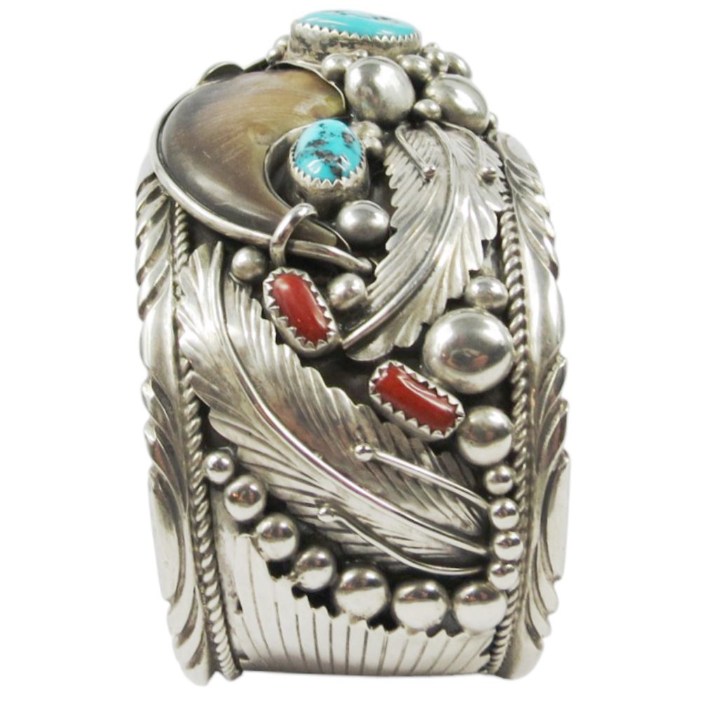 Indianerschmuck Armspange für Herren - Pawn Schmuck - Vintage Premium Bear Claw