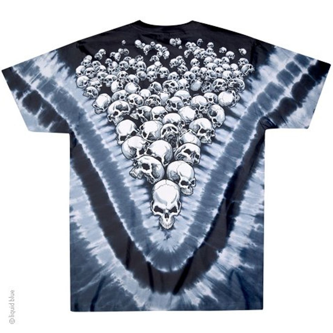 Liquid Blue T-Shirt - Boneyard Skulls