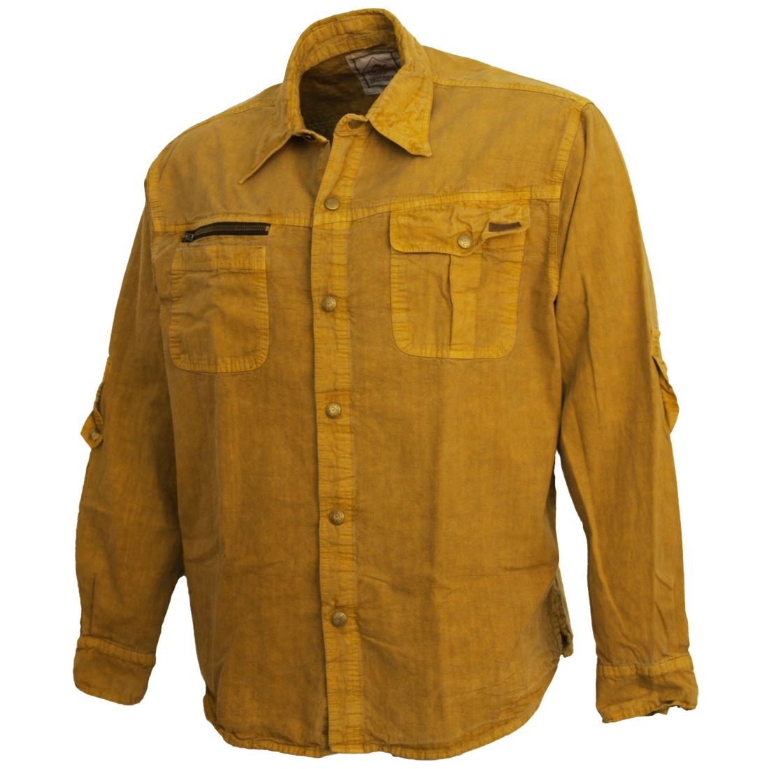 Reduziert - Scippis Canvashemd - Broome, Mustard, Größe L